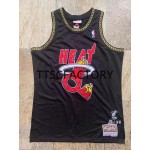 Maillot NBA Miami Heat ANOTHER 1 Retro Mitchellness Noir Swingman - Homme
